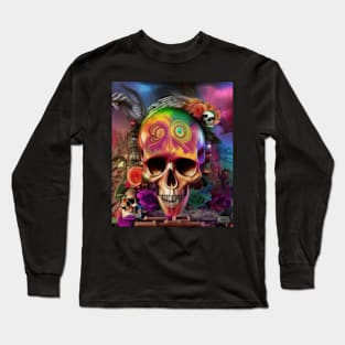 magic skull Long Sleeve T-Shirt